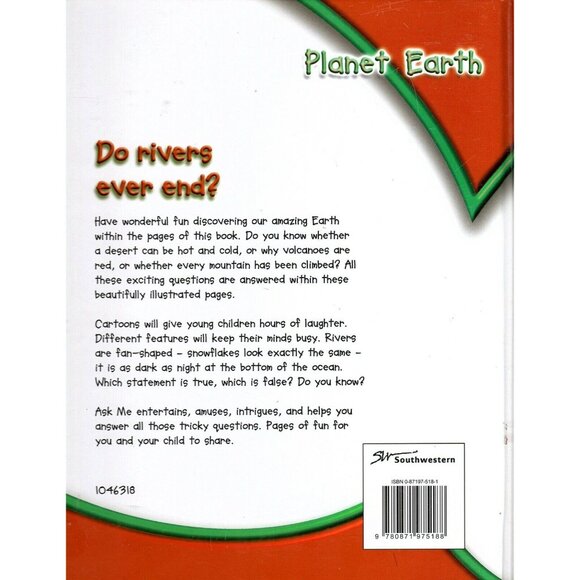 Ask Me Books Do Rivers Ever End Earth Science Childrens Hardcover Book New - Picture 2 of 2